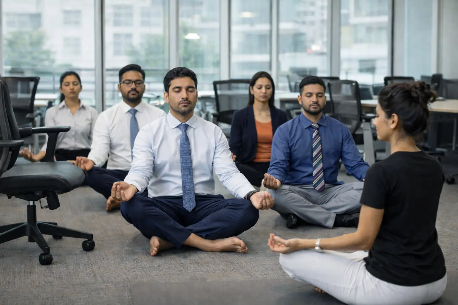 Corporate Yoga Sessions at Home