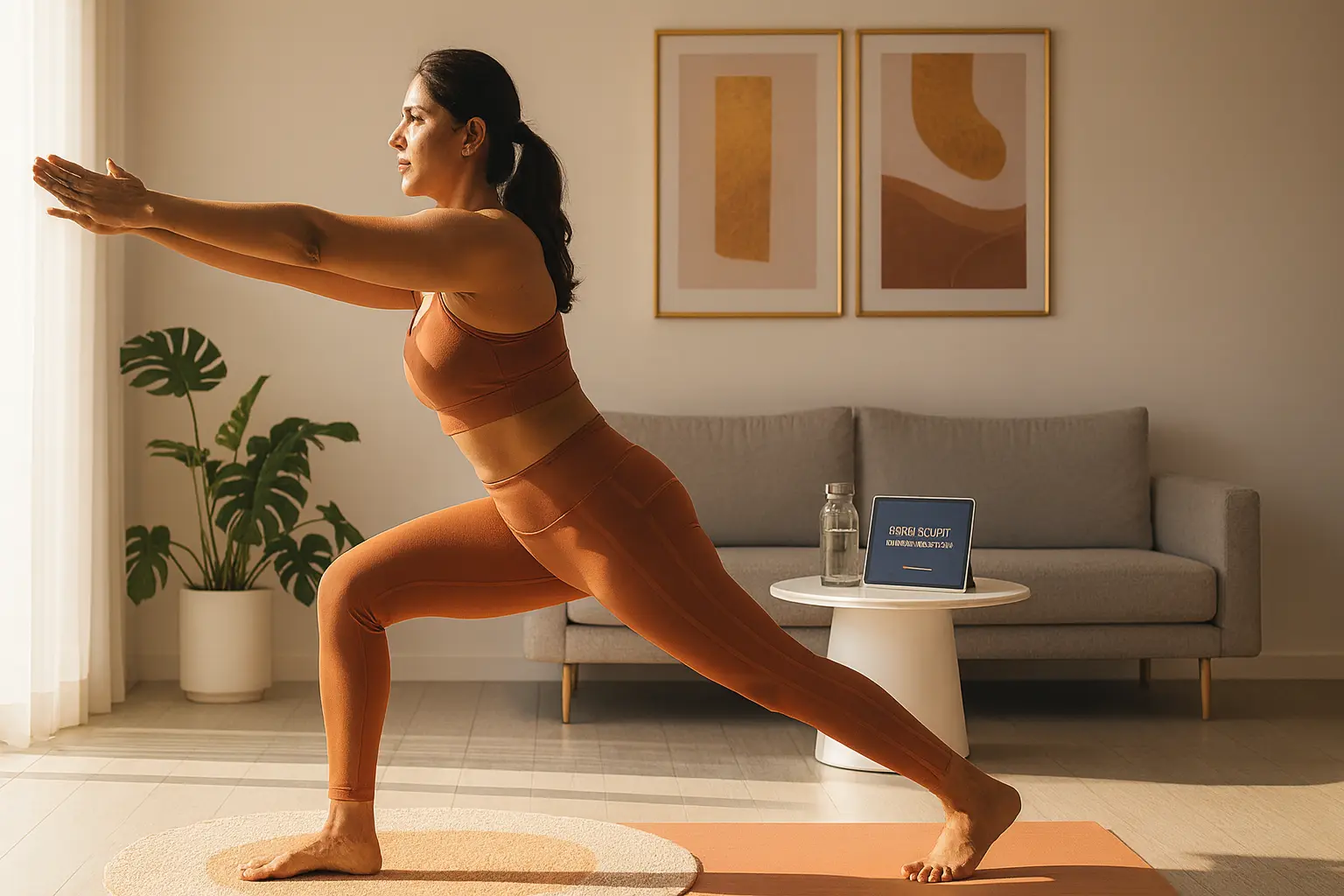 Power Yoga at home with a personal trainer in Delhi NCR