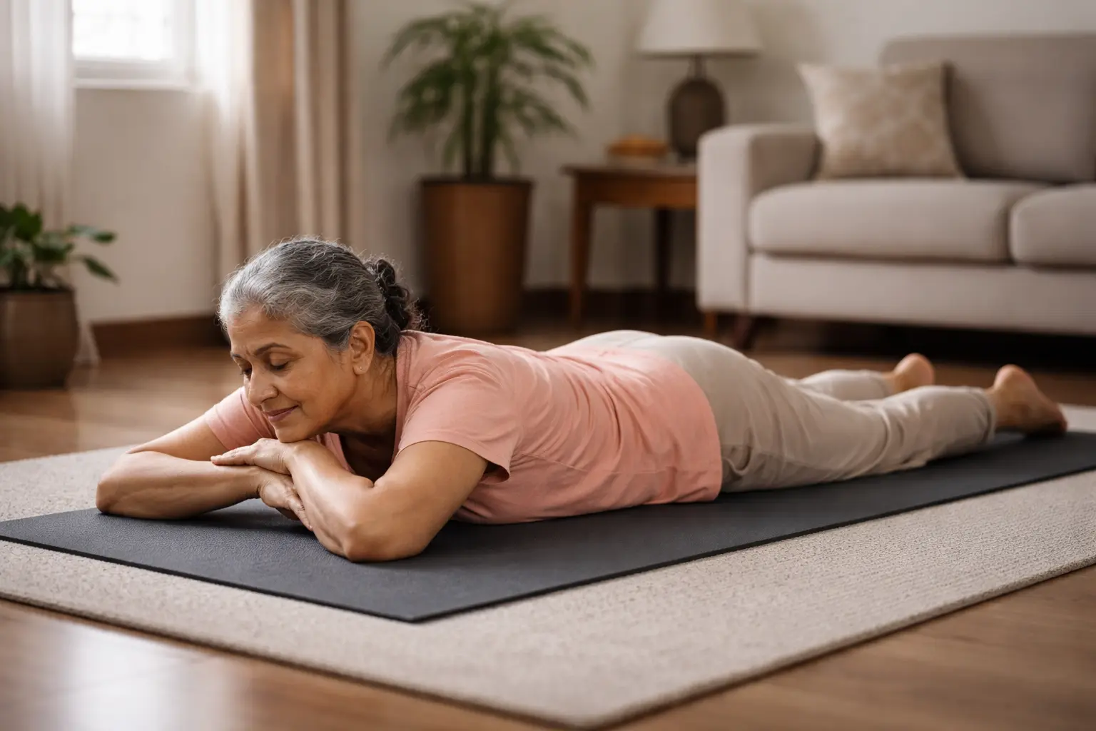 1-on-1 yoga session for thyroid wellness at home